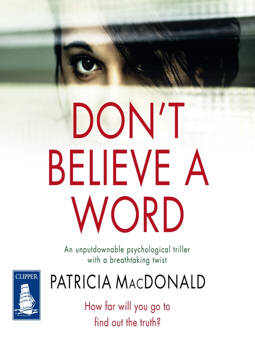Cover image for Don't Believe a Word